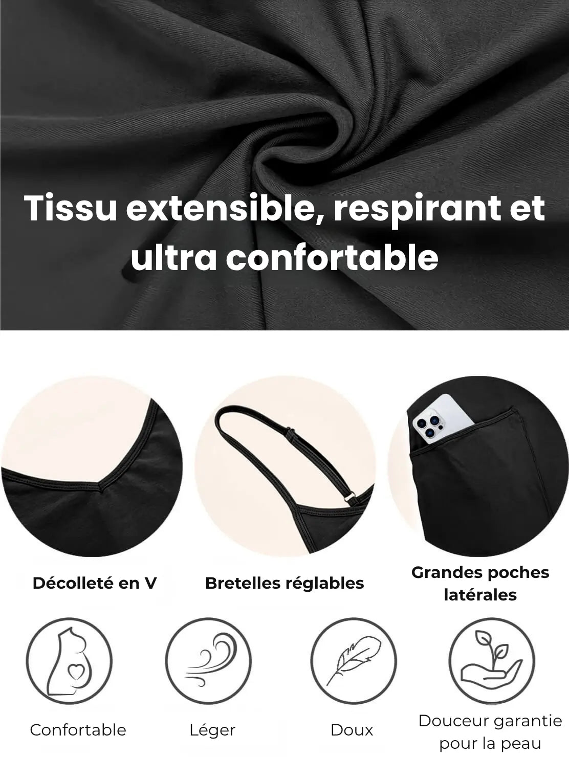 Combinaison Oversize – Confort absolu pour la maternité et l’après