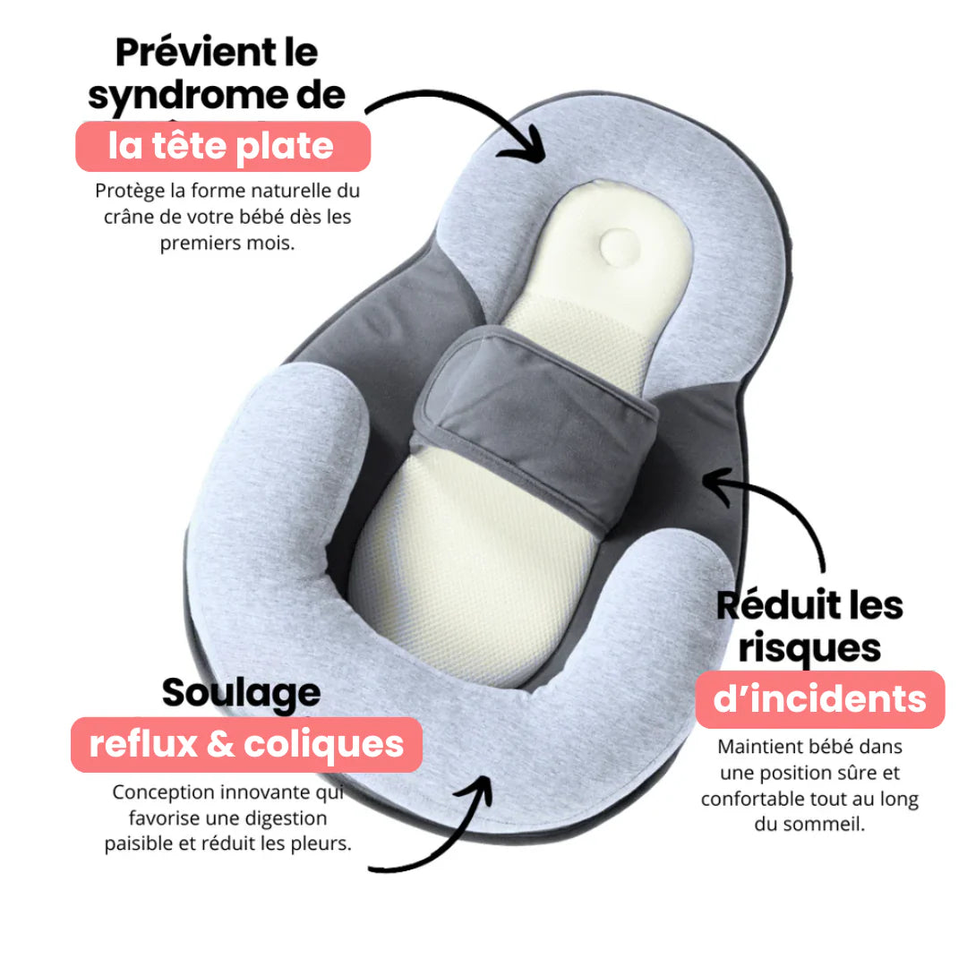 Lit bébé Bloom’Dream – Le cocon anti-reflux & anti-coliques pour des nuits paisibles