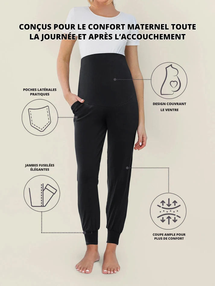 Pantalon Cloud Jogger – Confort aérien pour la grossesse et le post-partum