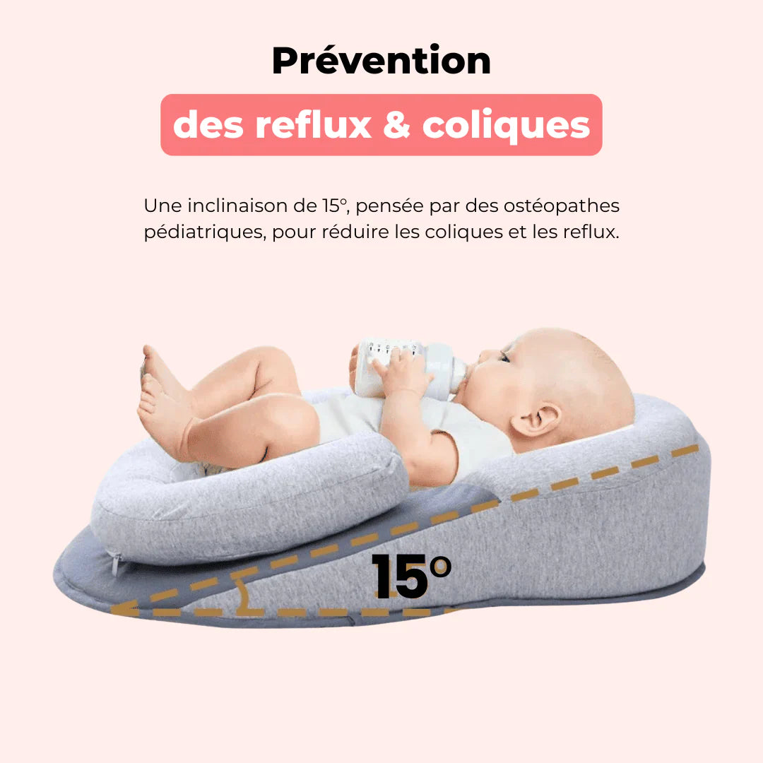 Lit bébé Bloom’Dream – Le cocon anti-reflux & anti-coliques pour des nuits paisibles