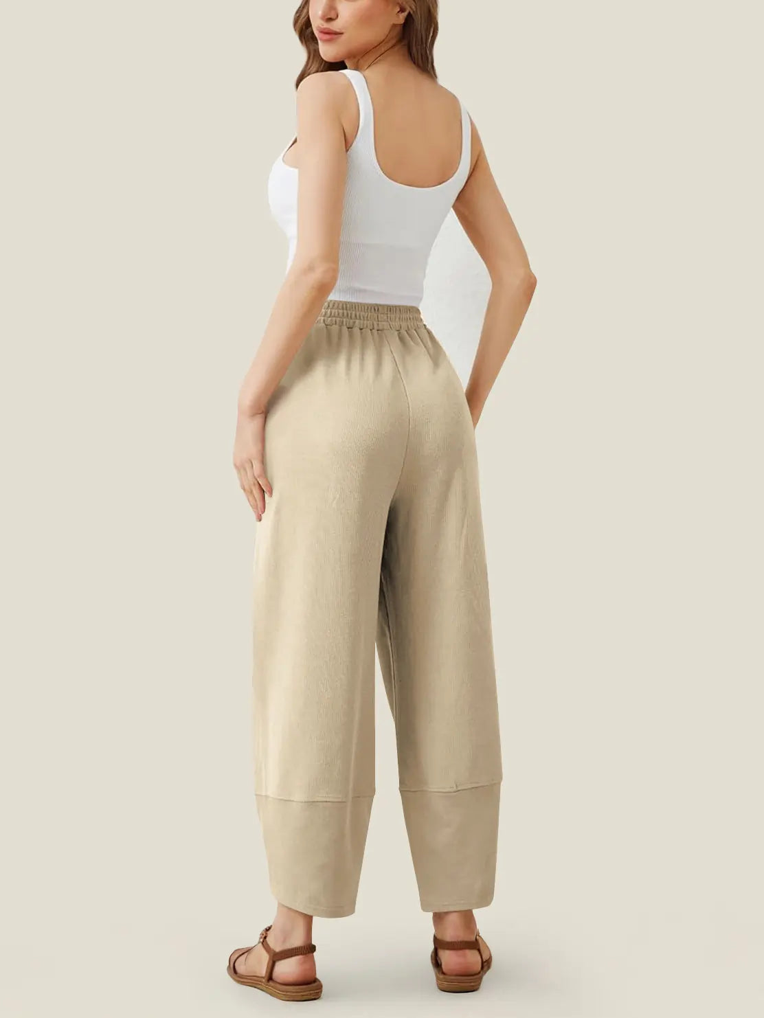 Pantalon lounge post-partum Bloom’Ease – Douceur, liberté et confort absolu