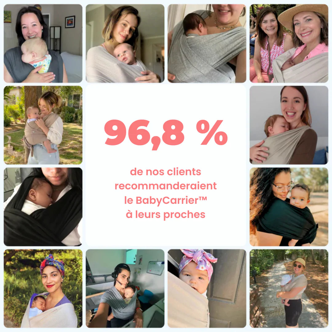 Écharpe porte-bébé sans nouage