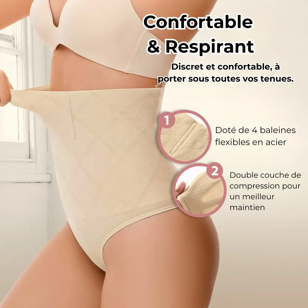 Culotte gainante post-partum Bloom’Sculpt – Maintien doux et silhouette sublimée